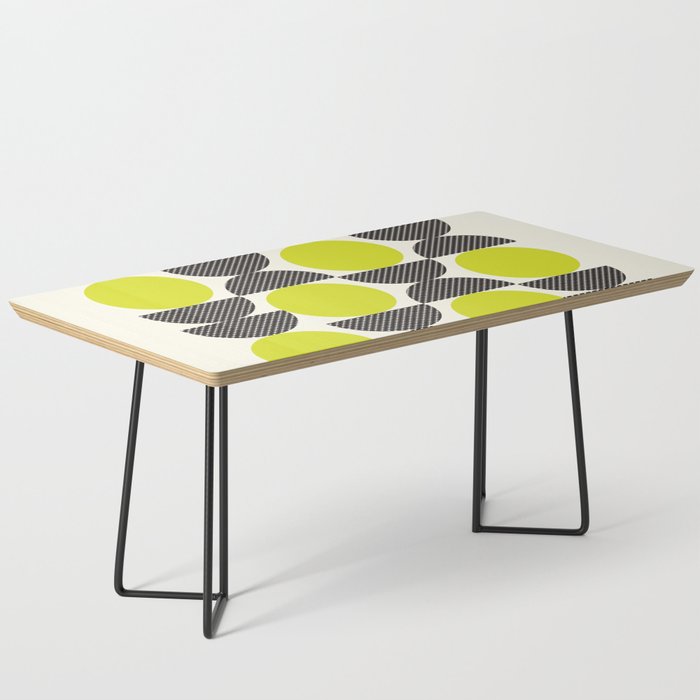 yellow dot geometrical pattern Coffee Table