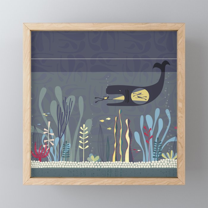 The Fishtank Framed Mini Art Print