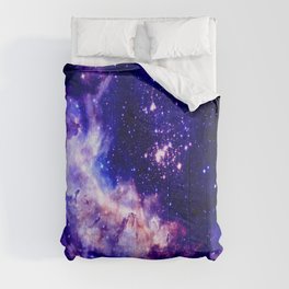 indigo galaxy : Celestial Fireworks Comforter