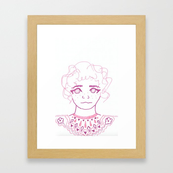 Freckled Framed Art Print
