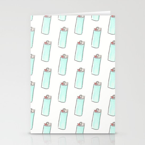 Lighter Pattern Stationery Cards