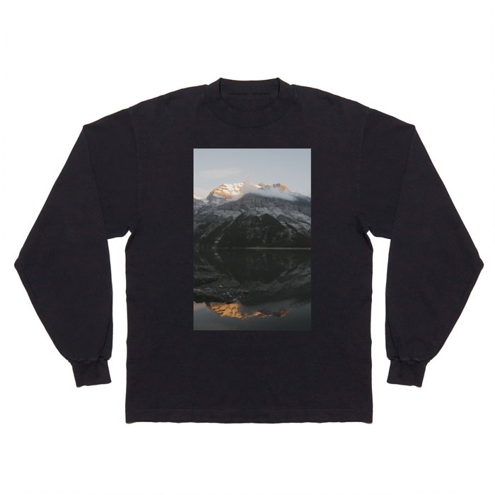 Mirror Mountains - Landscape Photography Long Sleeve T Shirt