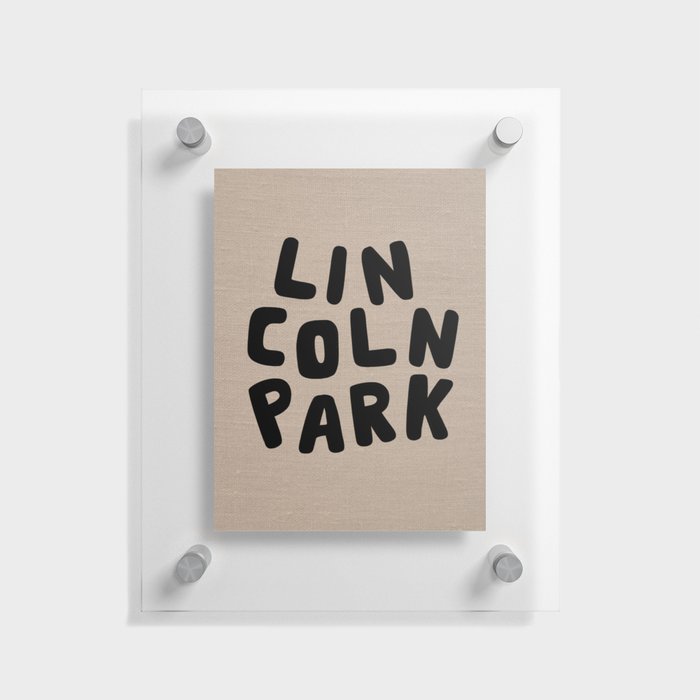 Lincoln Park Linen Brown Floating Acrylic Print
