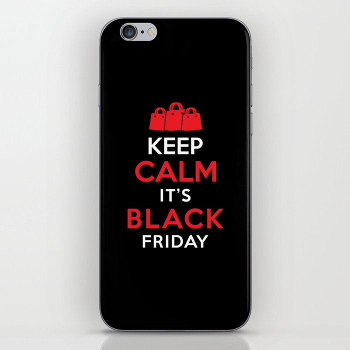 Black Friday Shopping Saying iPhone Skin
