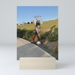 The Looking Glass Stop Sign Mini Art Print