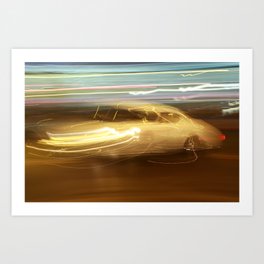 Night Racing #2 Art Print