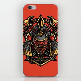 Oni Samurai Mask iPhone Skin