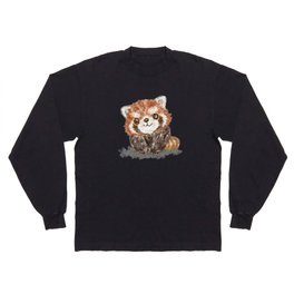 Smiling red panda Long Sleeve T-shirt