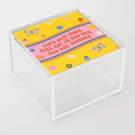 Let's Skip Work and Rot Acrylic Box