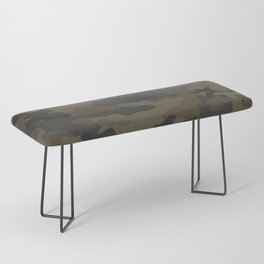 vintage military camouflage Bench