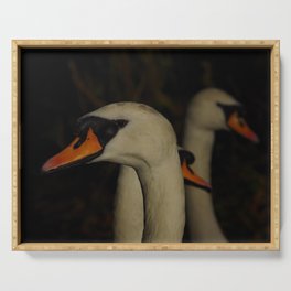 MUTE SWANS Serving Tray