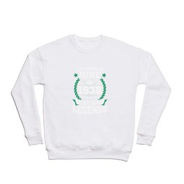 June 1938 The Birth Of Legends Crewneck Sweatshirt | Born, In, Classic, Vintage, Birthday, June, Age, Perfectly, Graphicdesign, Made 