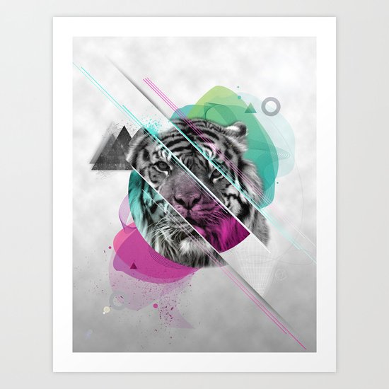 Le tigre Art Print