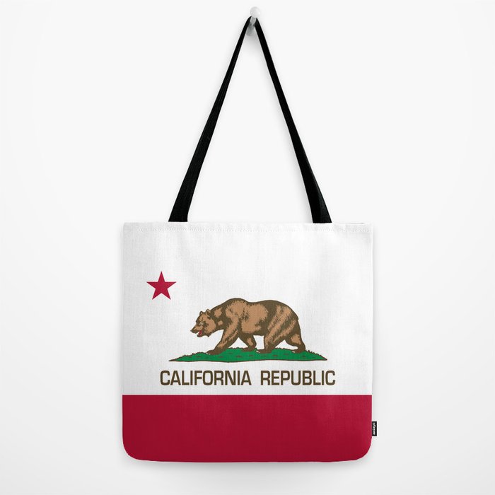 California Republic Flag Bear Tote Bag By Bauhaus Society6