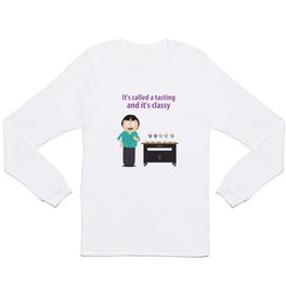 Randy Marsh Tasting Wine Meme Long Sleeve T Shirt | Text, T Shirts, Quote, T Shirt, Tees, Glass, Randymarsh, Park, Graphicdesign, Tshirts 