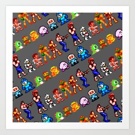 Retro Gaming Art Prints For Any Decor Style Society6