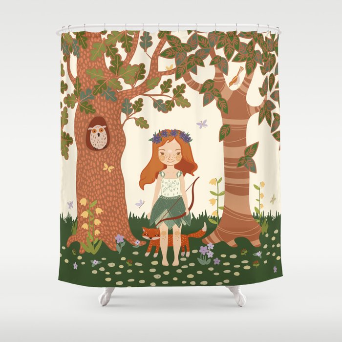 Sidhe Shower Curtain