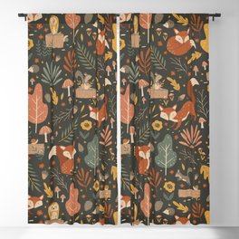 Woodland Critters Blackout Curtain