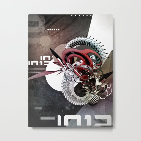 BZZSAWRMXX Metal Print