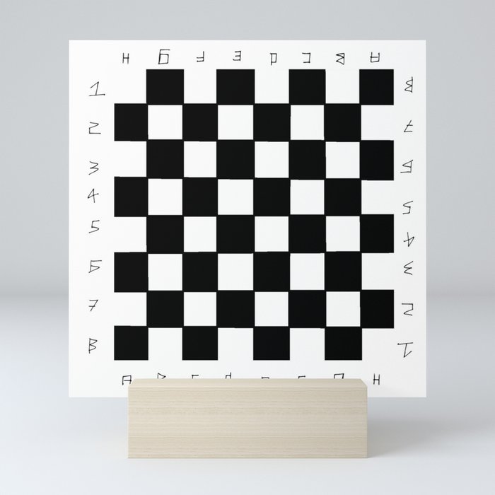 chessboard 1 Mini Art Print