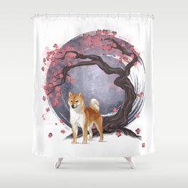 Dog Collection - Japan - Shiba Inu (#1) Shower Curtain