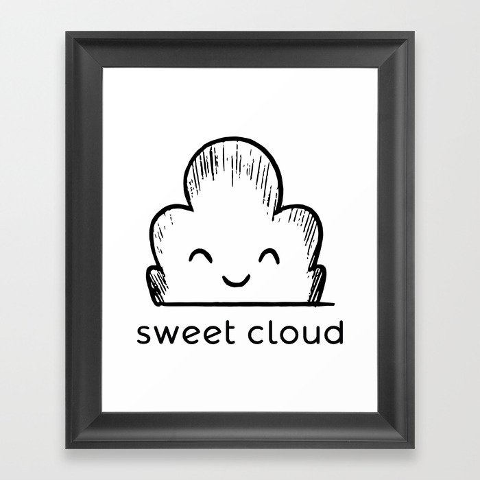Sweet Cloud Original  Framed Art Print