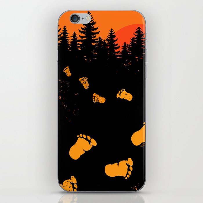 Bigfoot Tracks At Sunset iPhone Skin