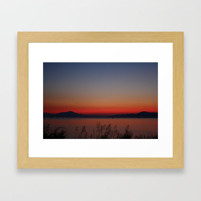 Exotic Sunset Framed Art Print
