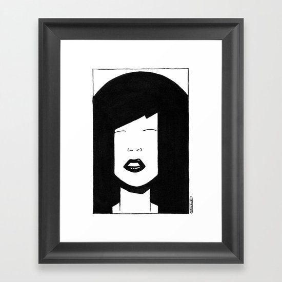 My China Girl Framed Art Print