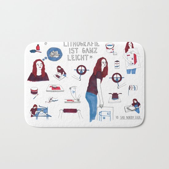 lithography is easy *said nobody ever Bath Mat