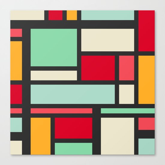 Mondrian Canvas Print