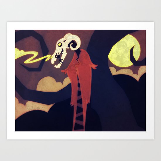 Dark Night Art Print