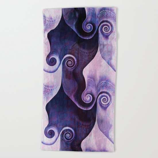 Swirly Spiral Beach Towel