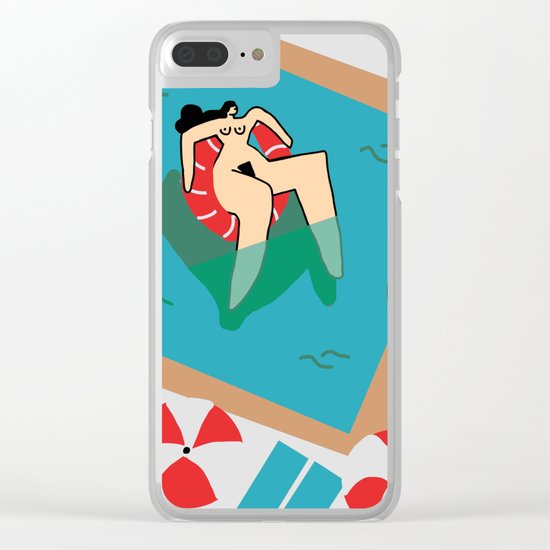 summer 1 Clear iPhone Case