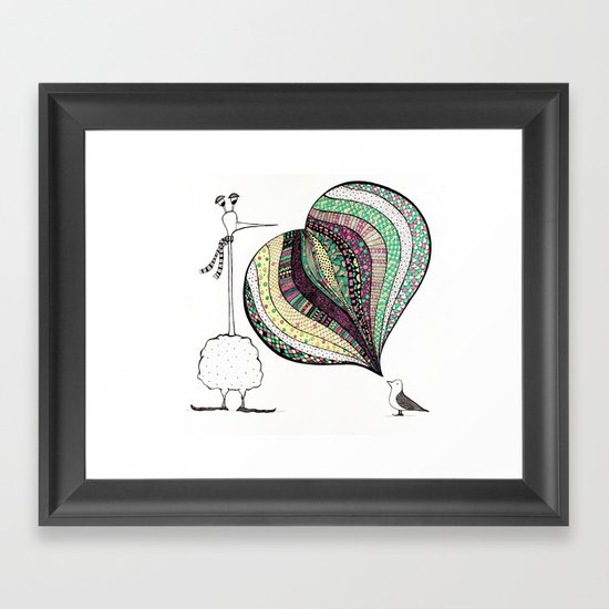 too tall Framed Art Print