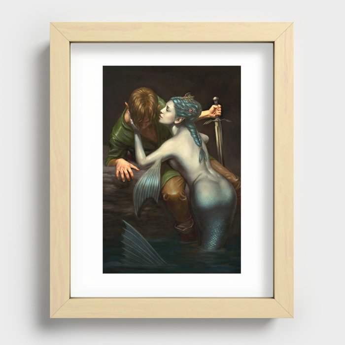 The Hero and The Sage of Water Recessed Framed Print