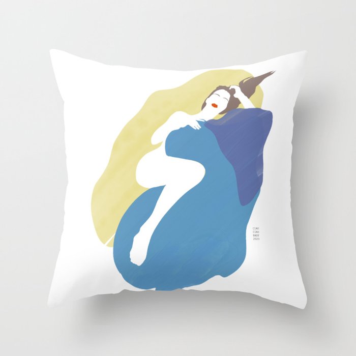 After the flood all the colors came out Throw Pillow