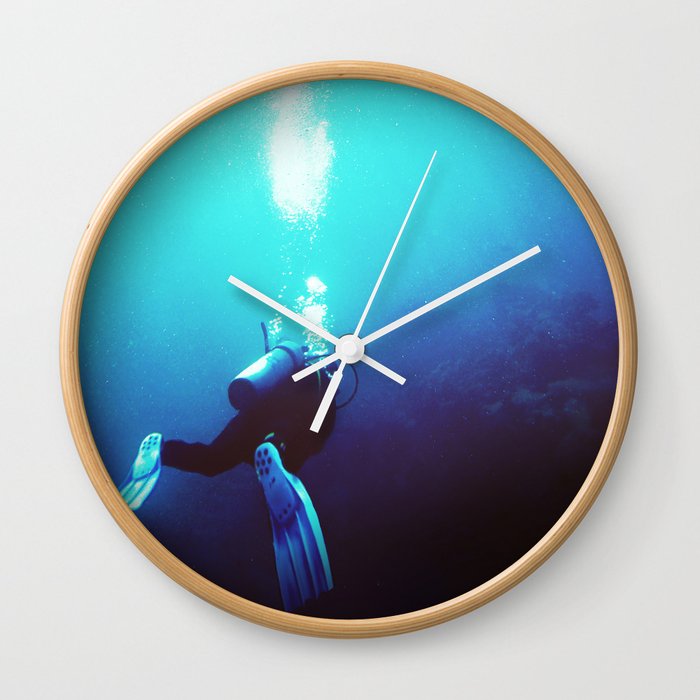 The Diver Wall Clock