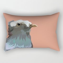 Teen Pigeon - look at the fringe! Rectangular Pillow