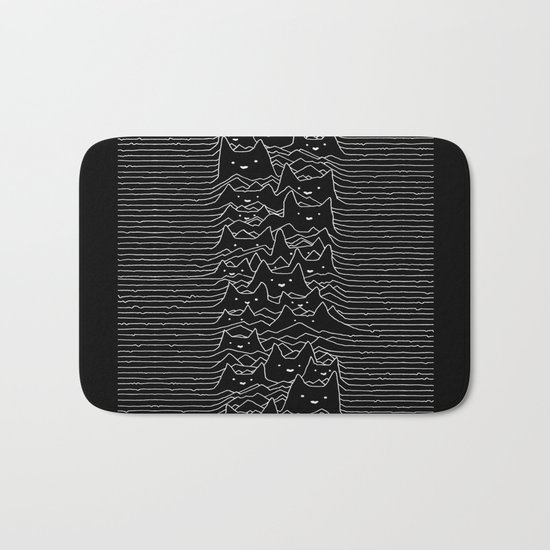 Joy Division Unknown Pleasures Bath Mat