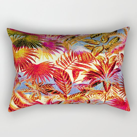 tropical beach Rectangular Pillow