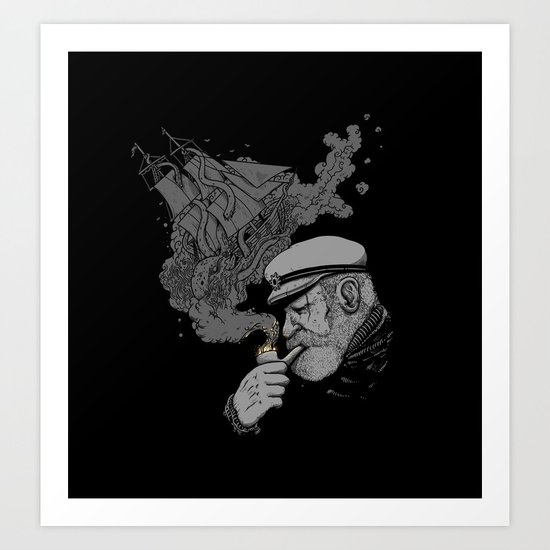 A Captains's Memory Art Print
