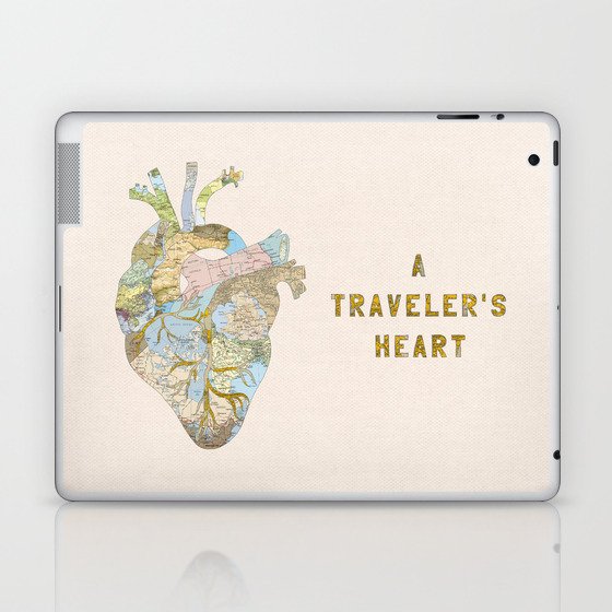 A Traveler's Heart Laptop & iPad Skin