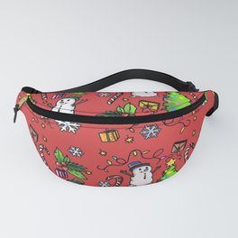 Colourful Xmas Fanny Pack