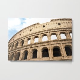 The Colosseum, Rome, Italy. Metal Print