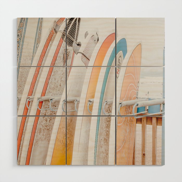 lets surf cxxxiii Wood Wall Art