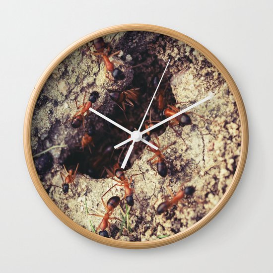Ants Wall Clock