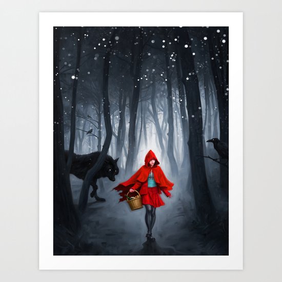 Little Red Riding Hood Art Print