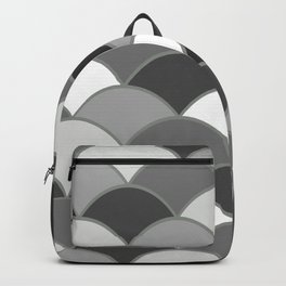 Waves Vintage Graphic Design - grey Backpack