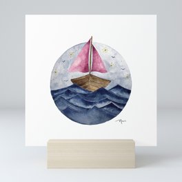 Rough Seas Mini Art Print